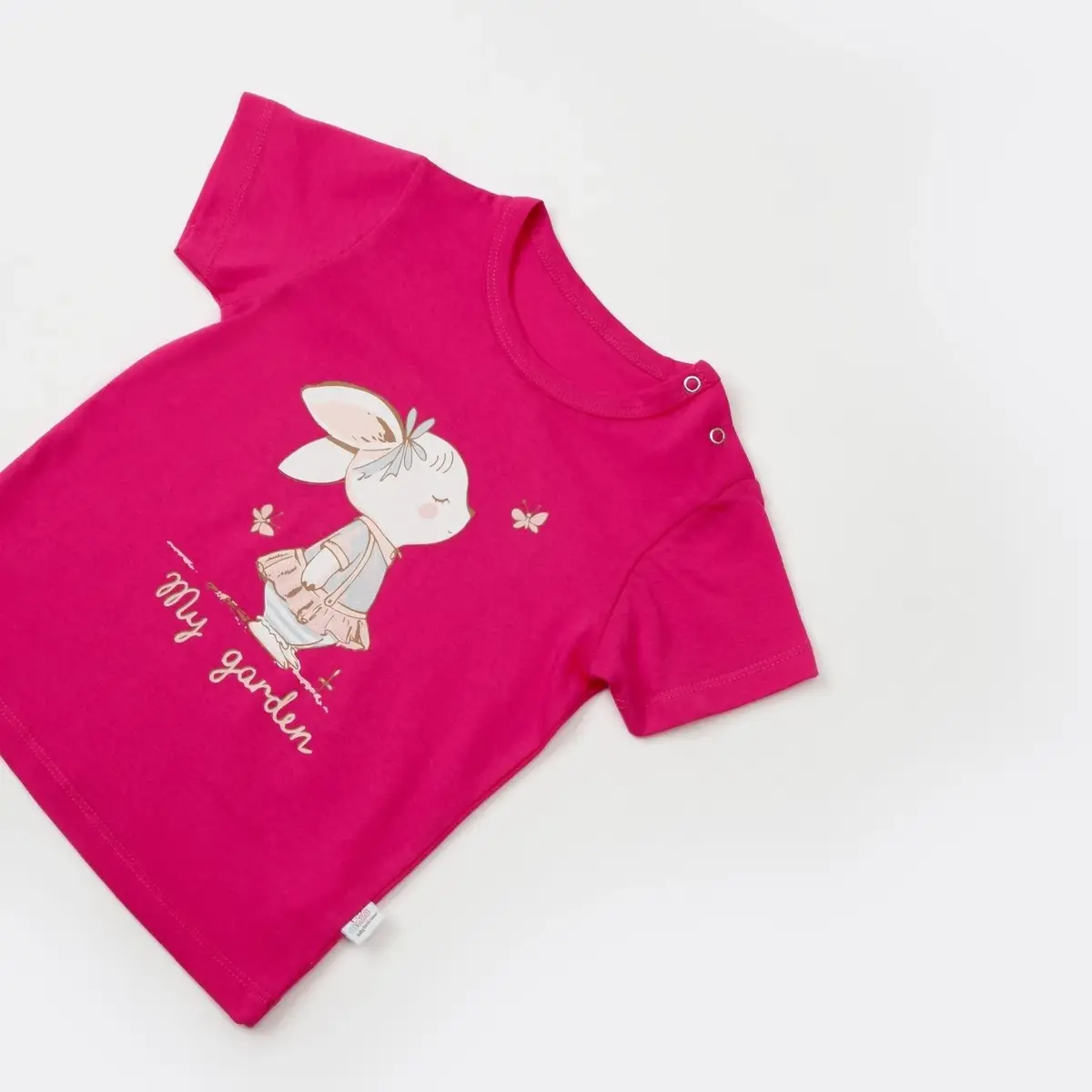 Bibaby T-Shirt Bimini My Garden Fuşya