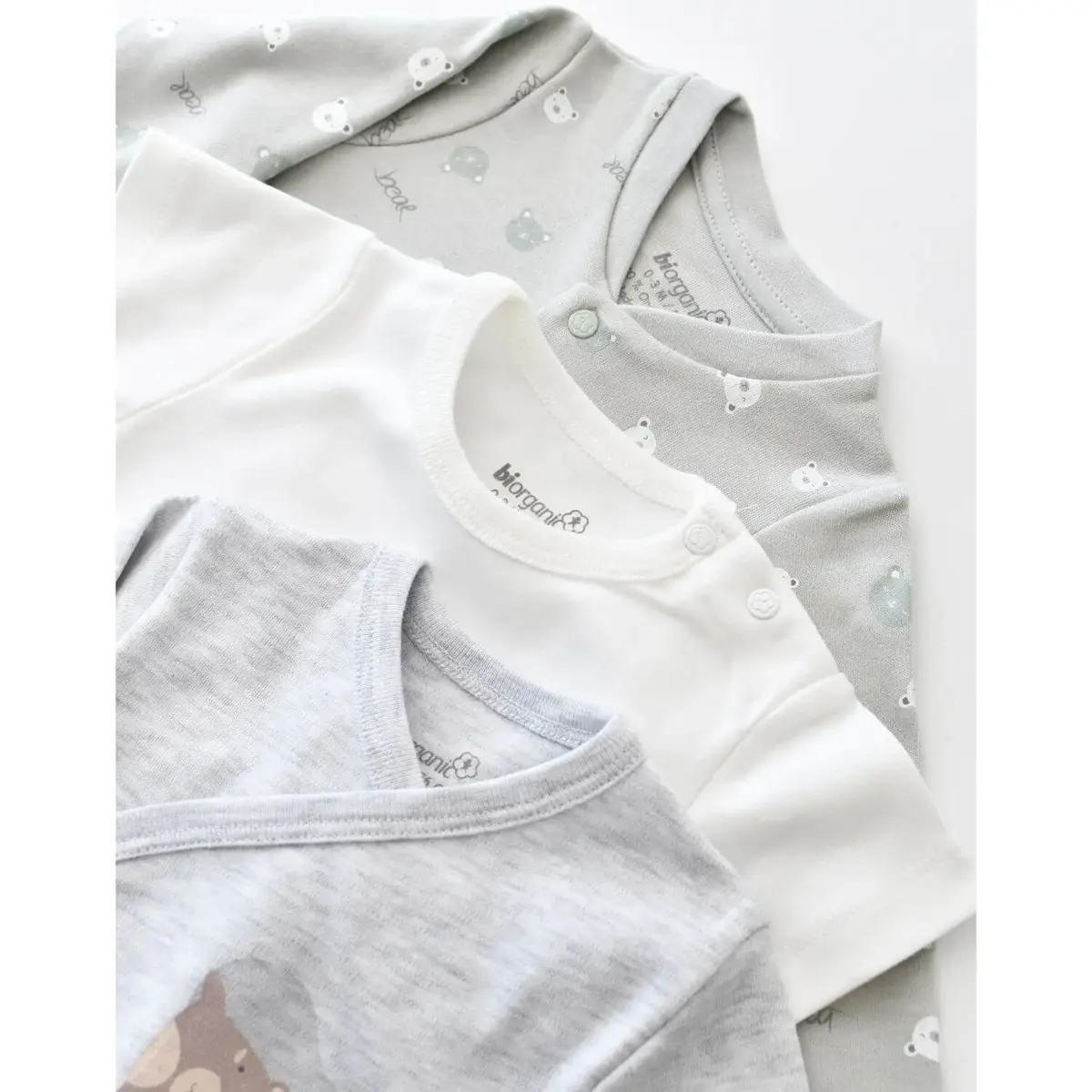 Bibaby Organik Hastane Çıkışı 10lu Hug Me Bear Kar Melanj