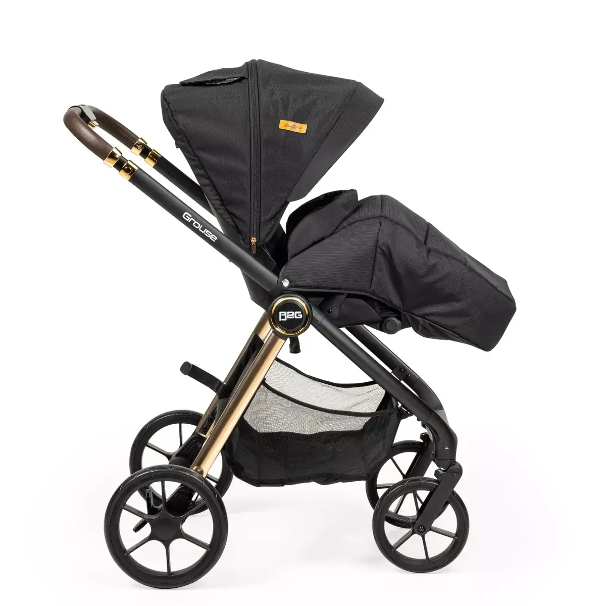 Baby2Go Grouse Travel Sistem Bebek Arabası Gri