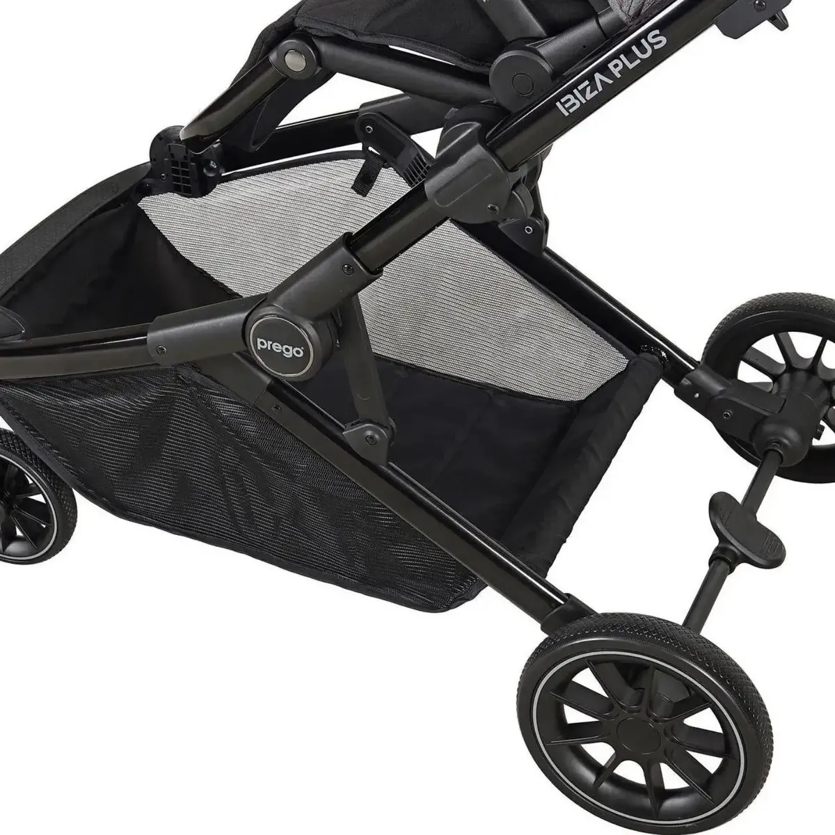 Prego 2223 Ibiza Plus Travel Sistem İkiz Bebek Arabası Gri