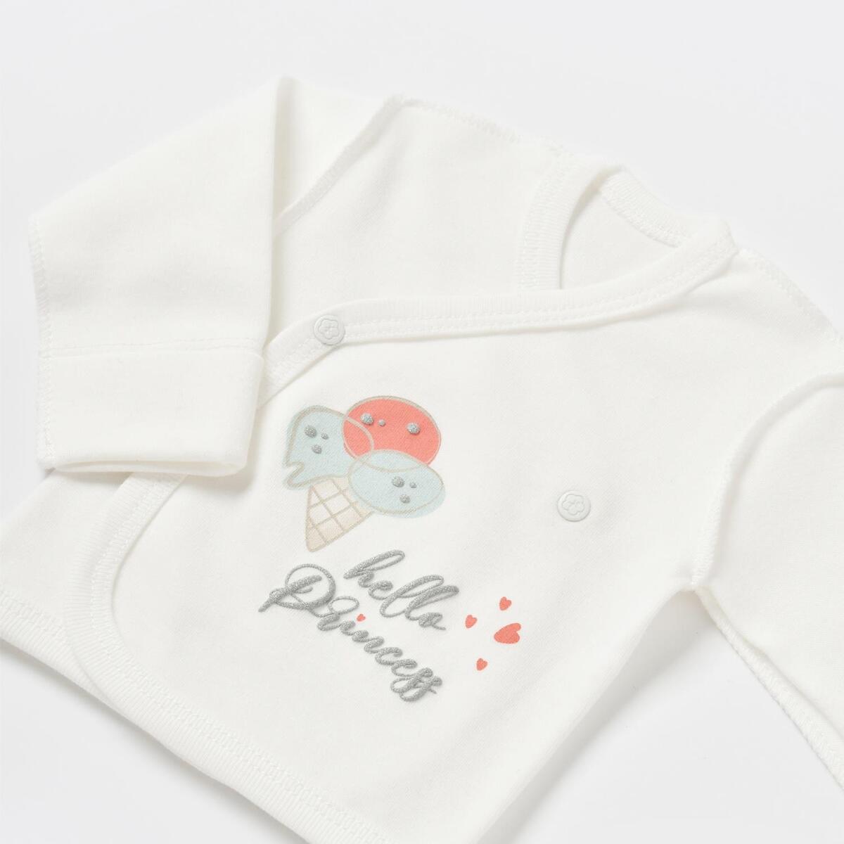 Bibaby Organik Zıbın Takımı Pretty Ears Bunny Prematüre Mint - Ekru
