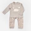 Bibaby Organik 2li Takım Curly Sheep Bej