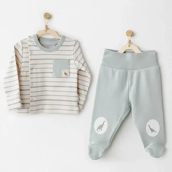 Andy Wawa Zıbın Takımı 2li Mummy S Snuggle Saurus Yeşil