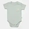 Bibaby Organik Body Kısa Kol Modal Nature Relax Mint