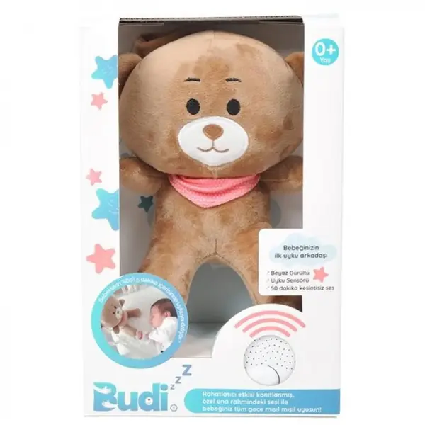 Budizzz İlk Uyku Arkadaşı Oyuncak Ayı Pembe