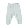 Bibaby Organik Pantolon Patikli Basic Nature Mavi