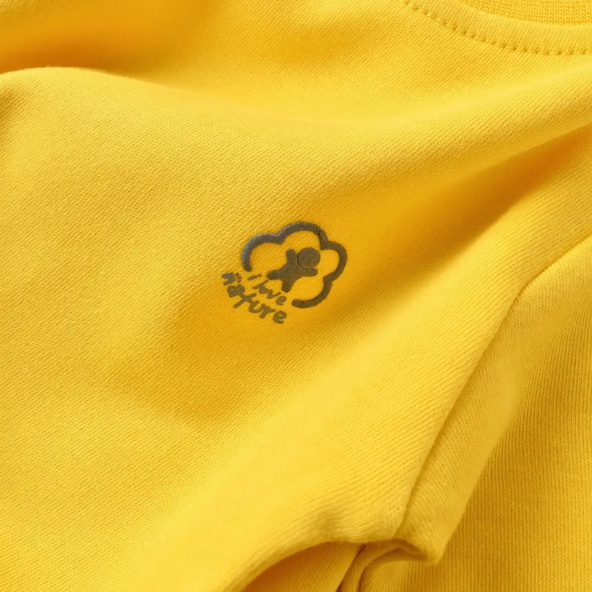 Bibaby Organik Sweatshirt Little Basic Sarı