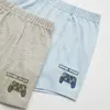Natuline Organik Boxer Likralı Game Over 2li Mavi - Gri Melanj