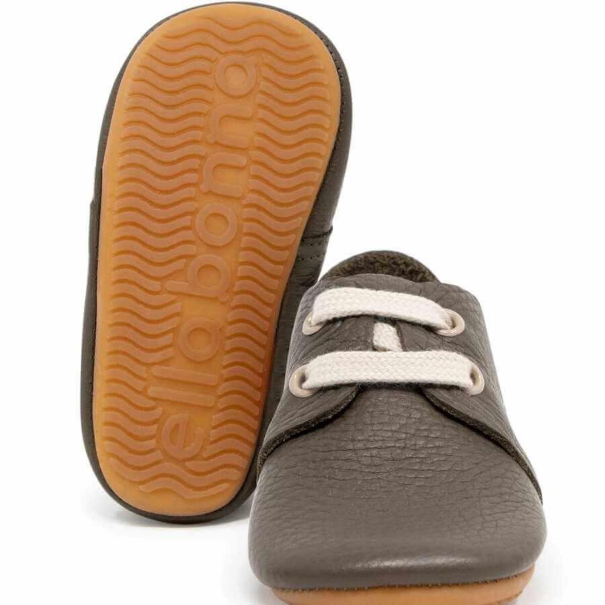 Ella Bonna Bebek Ayakkabısı Hakiki Deri Haki