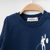 Winimo Sweatshirt Are We There Yet Baskılı Lacivert