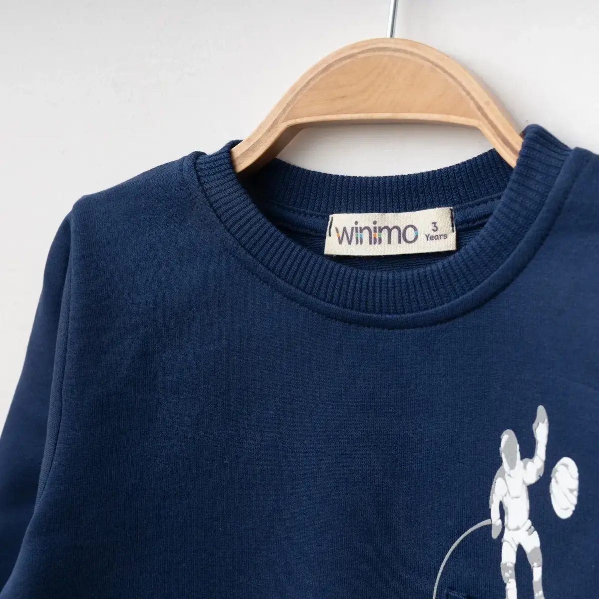Winimo Sweatshirt Are We There Yet Baskılı Lacivert