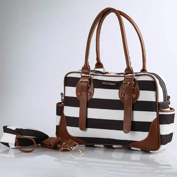 M&Y Collection Zebra Anne Bebek Bakım Çantası Siyah