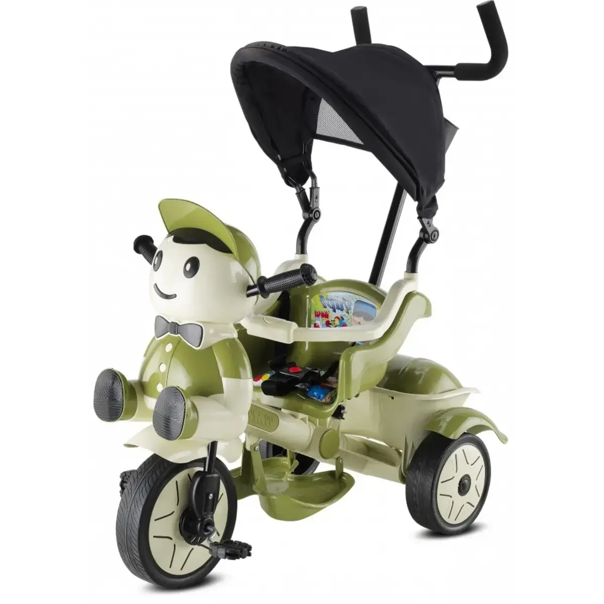 Babyhope Yupi Triycle Üç Tekerlikli Bisiklet Yeşil Bej