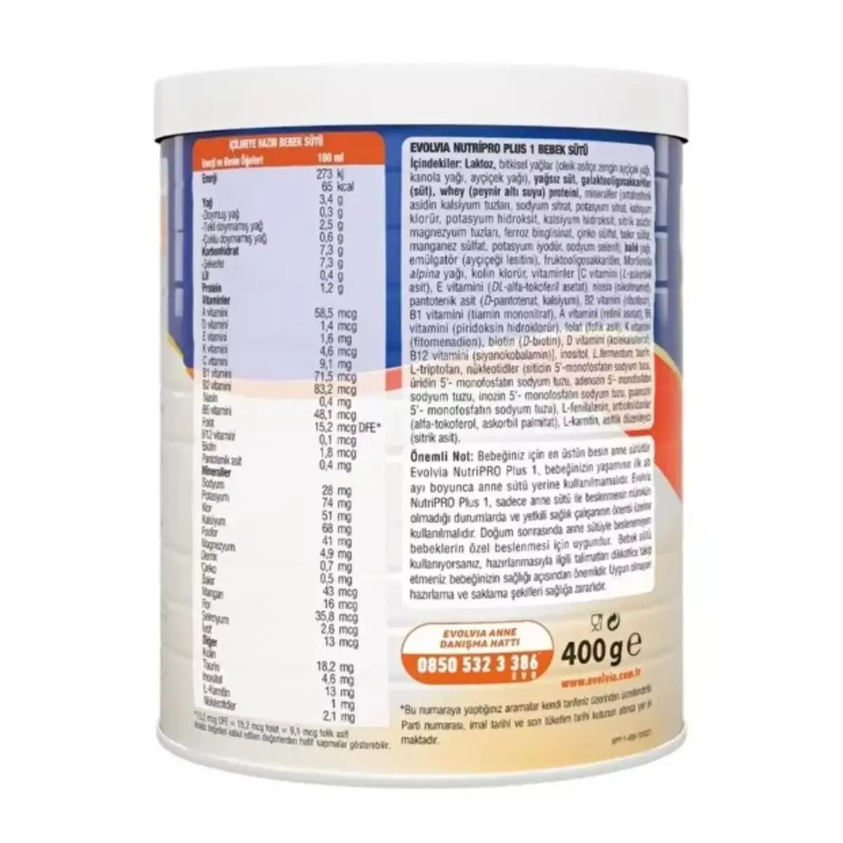 Evolvia Nutripro Plus 1 400 Gr