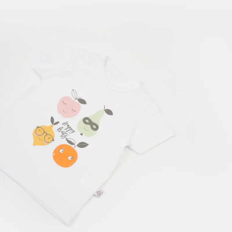 Bibaby T-Shirt Bimini The Fruit Beyaz