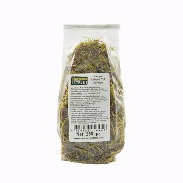 Makarna Lütfen Sebzeli Tel Şehriye 250 gr