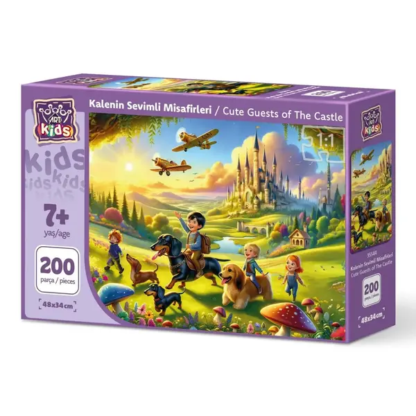 Art Çocuk Kalenin Sevimli Misafirleri 200 Parça Puzzle