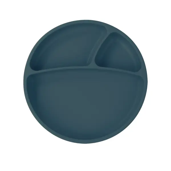 OiOi Porsiyon Vakumlu Mama Tabağı Deep Blue