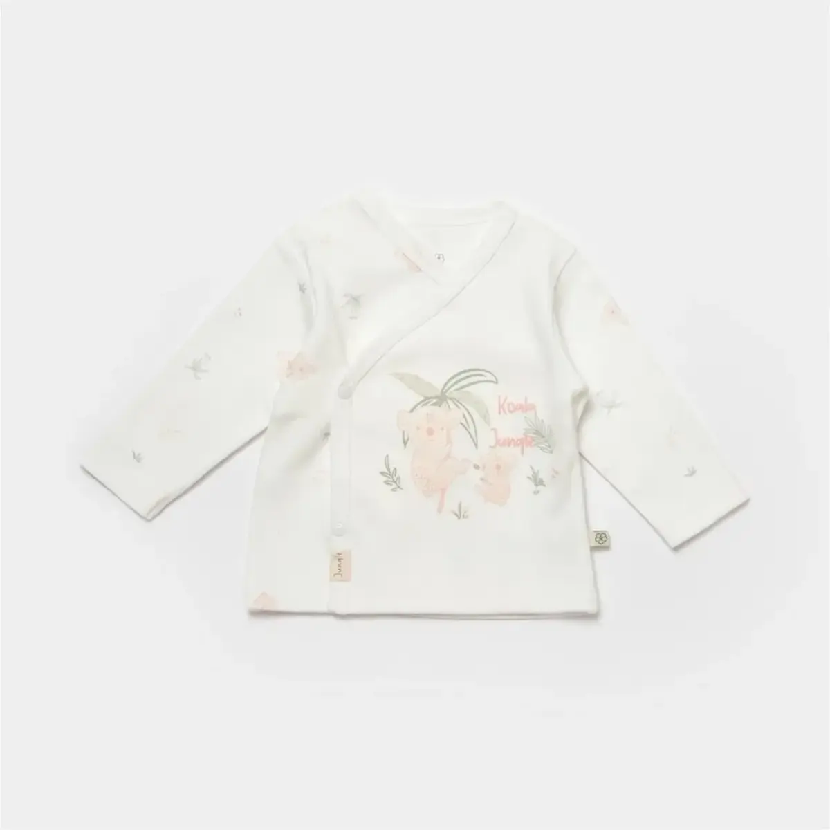 Bibaby Organik Zıbın Takımı 3lü Koala Jungle Pembe