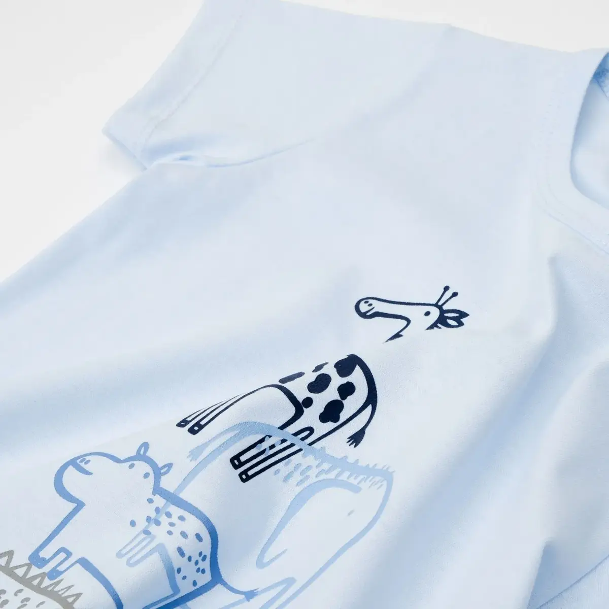 Bibaby T-Shirt Bimini Sun Safari Mavi