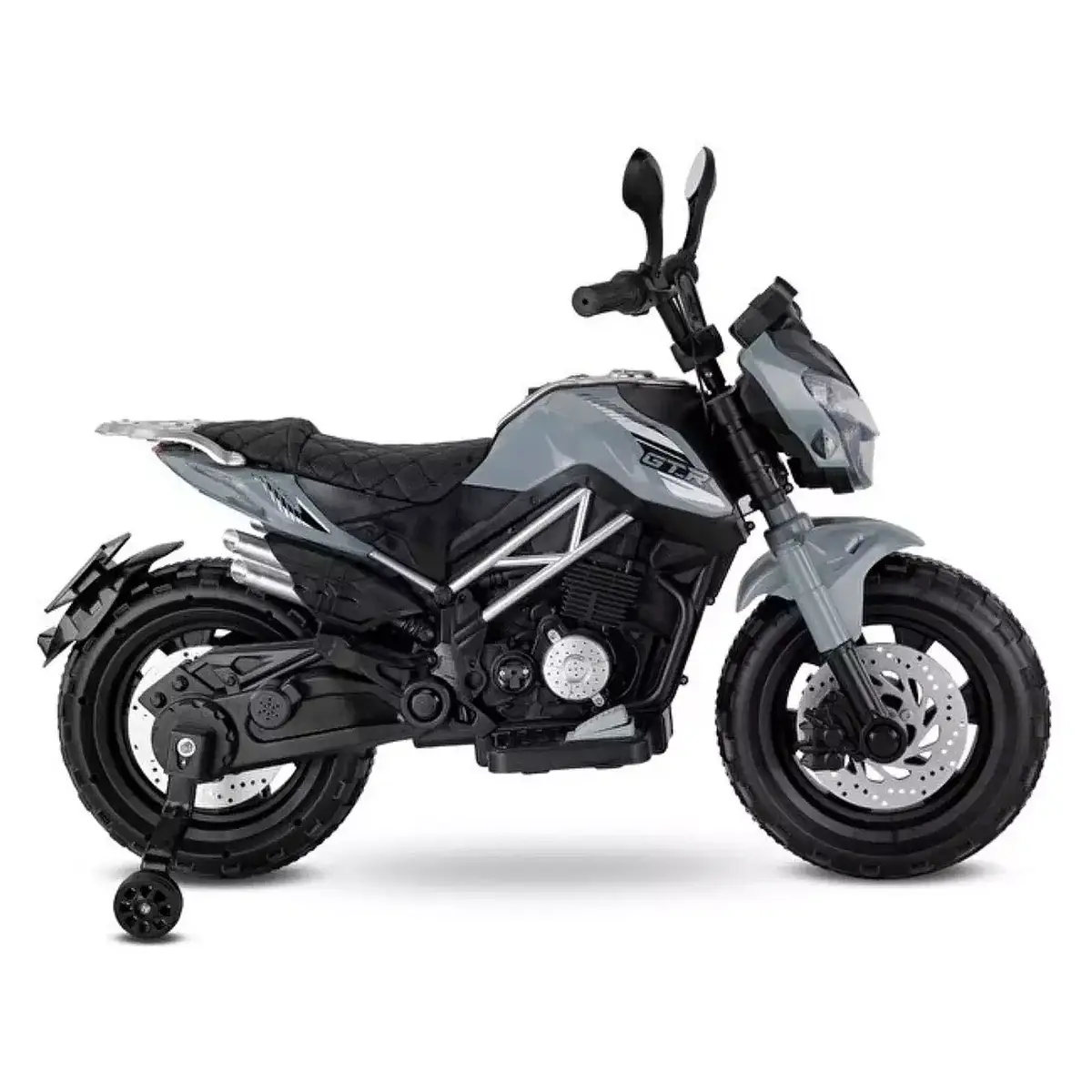 Babyhope 447 Motocross Akülü Motor 12v Gri