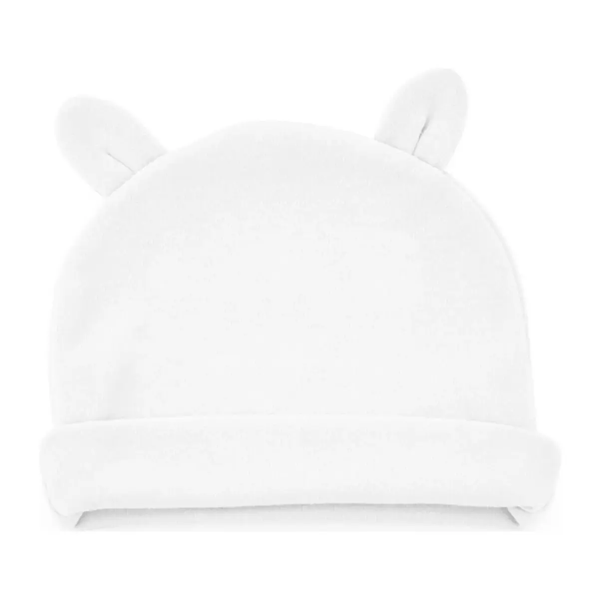 Babyjem Yenidoğan Bebe Şapka Kulaklı Beyaz Babyjem Yenidoğan Bebe Şapka Kulaklı Beyaz