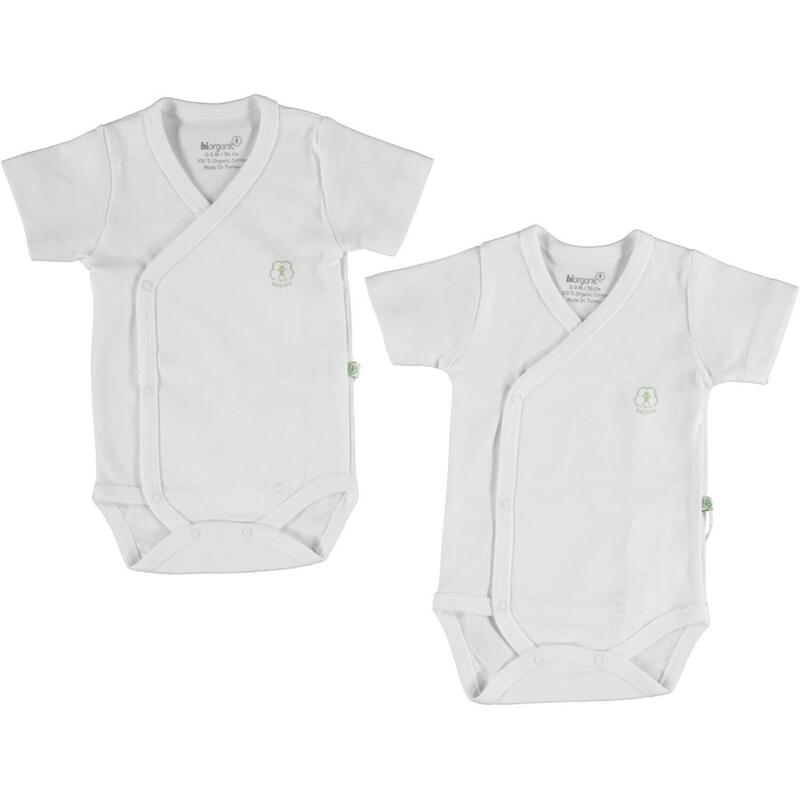 Bibaby Organik Body Kruvaze Basic Nature Ekru