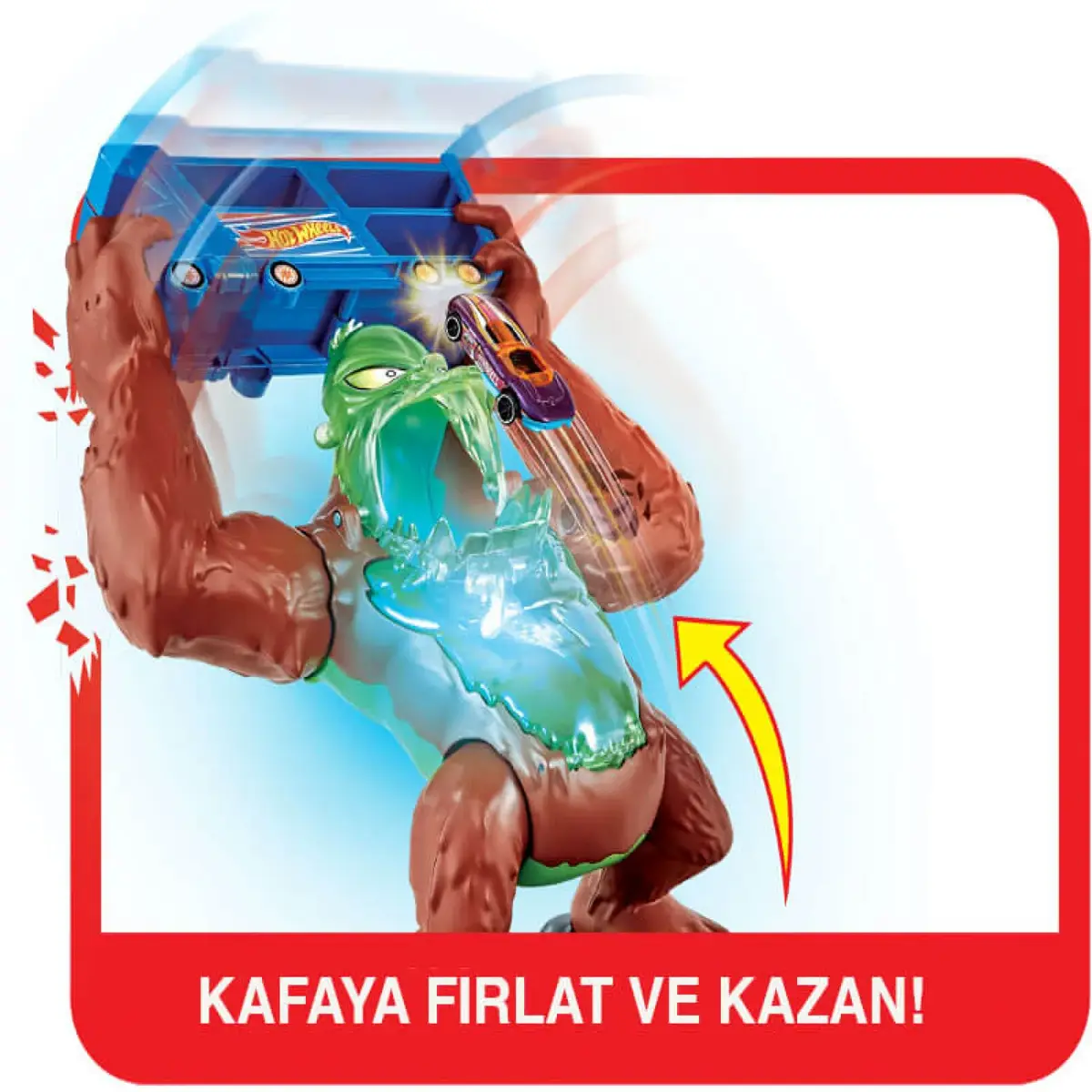 Hot Wheels Zehirli Goril Saldırısı Oyun Seti