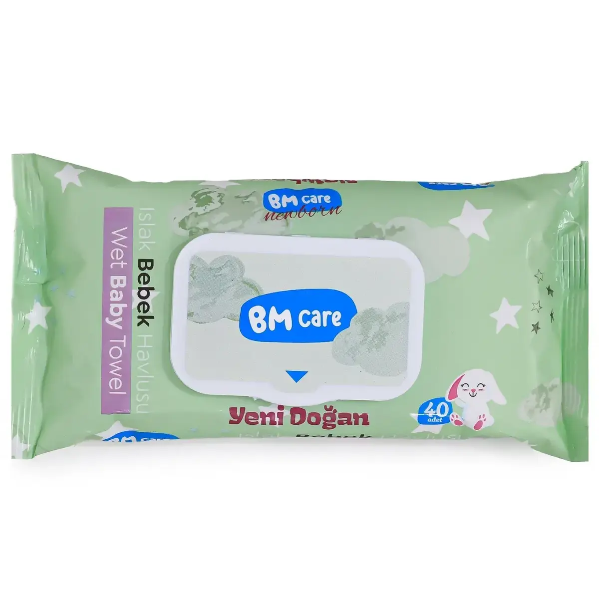 BM Care Yenidoğan Islak Havlu 12x40lı
