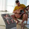 Chicco Rhythm'N Sound Ev Tipi Ana Kucağı Ash Grey Cross Collection