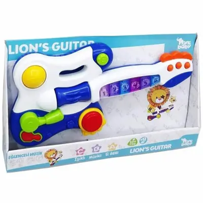 Nini Baby Gitar Lion Işıklı Sesli Müzikli