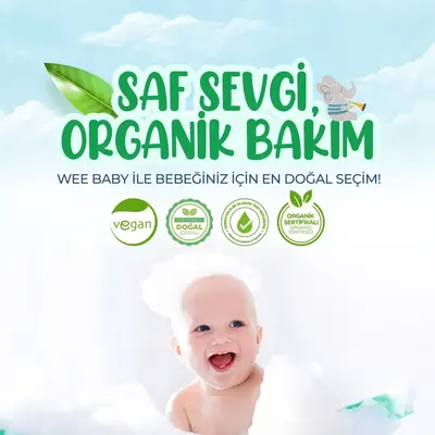 Wee Baby Organik Sertifikalı Pişik Kremi 75 ml