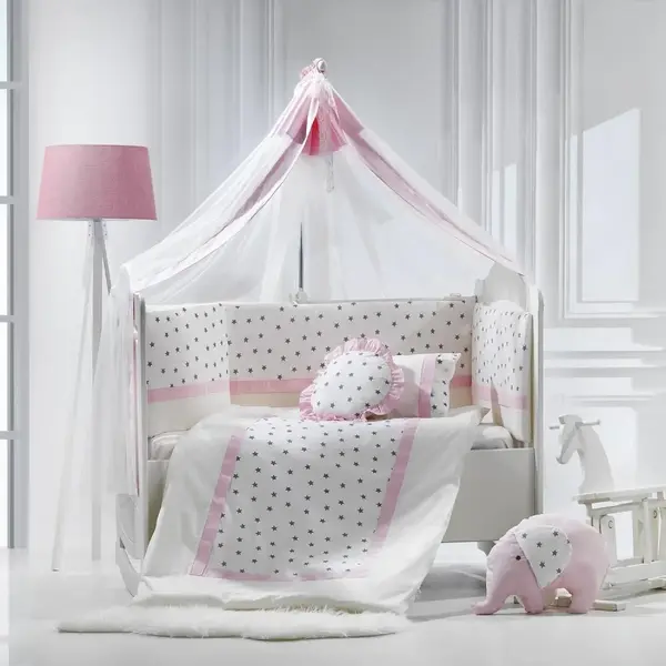 Momishop Elephant Uyku Seti Pop Coll. 65x125 Pembe