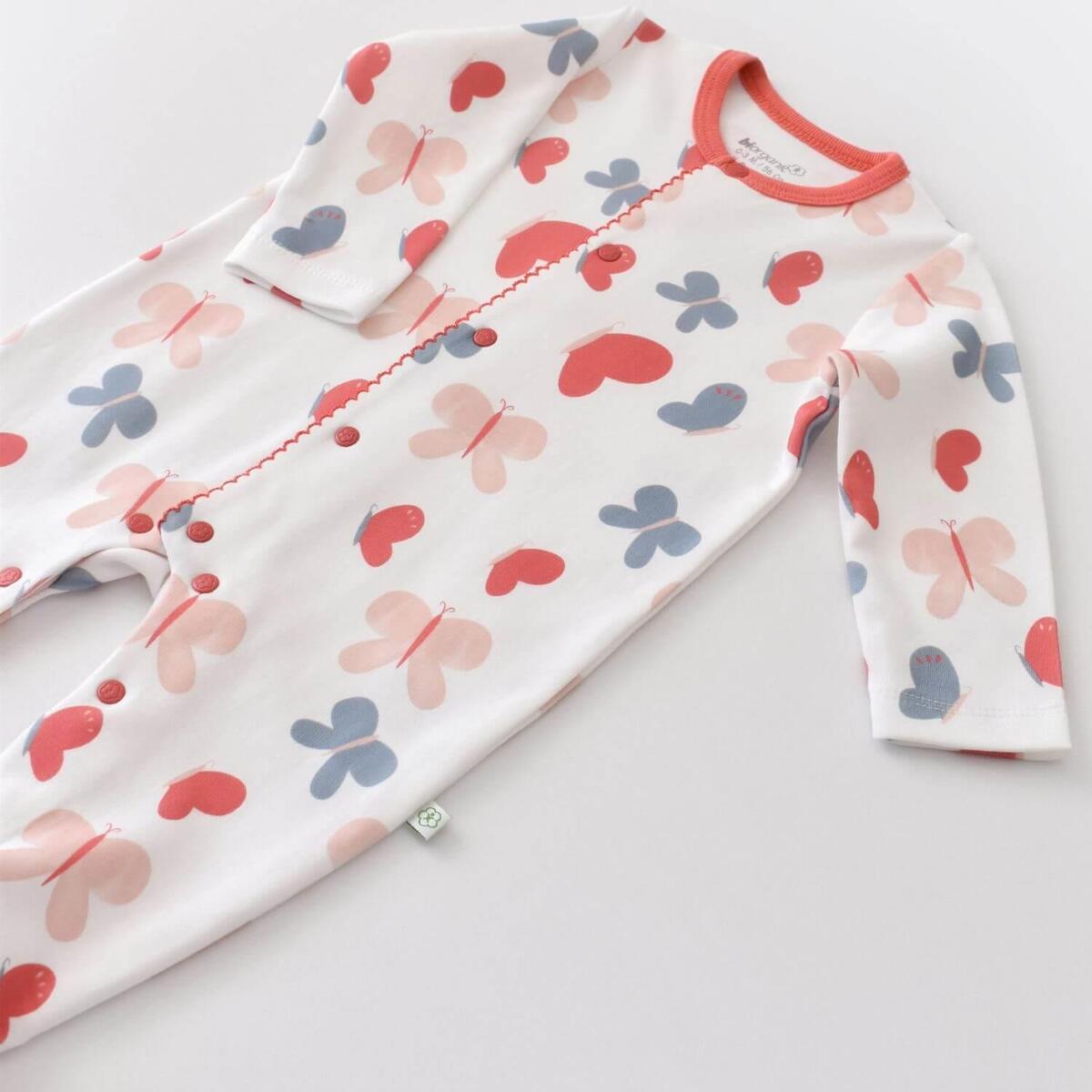 Bibaby Organik Tulum Wild Flowers Coral