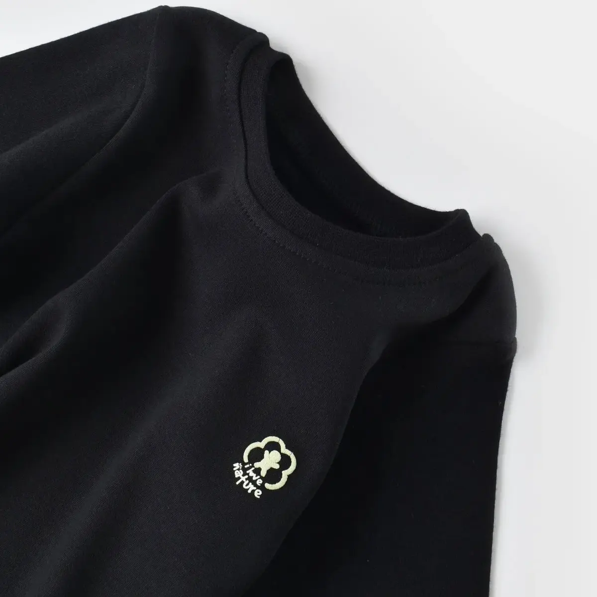 Bibaby Organik Sweatshirt A Little Basic Siyah