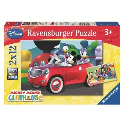 Ravensburger 2x12 Parçalı Puzzle Want Disney Mickey-075652