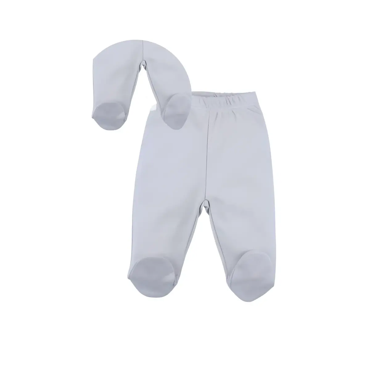 Ciccim Baby Zıbın Takımı Bodyli Ayıcık Gri