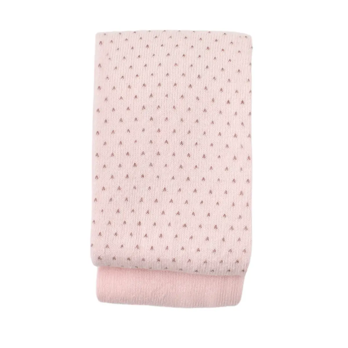 Bibaby Organik Çorap Külotlu Klasik Puanlı Pembe