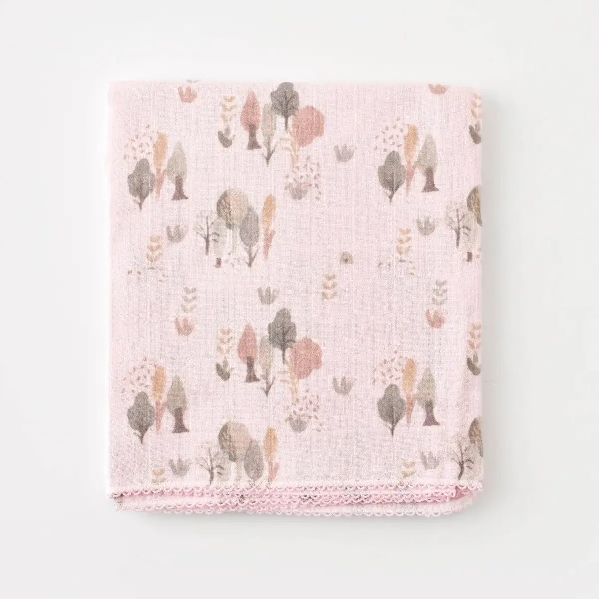 Bibaby Battaniye Müslin Tree Pembe