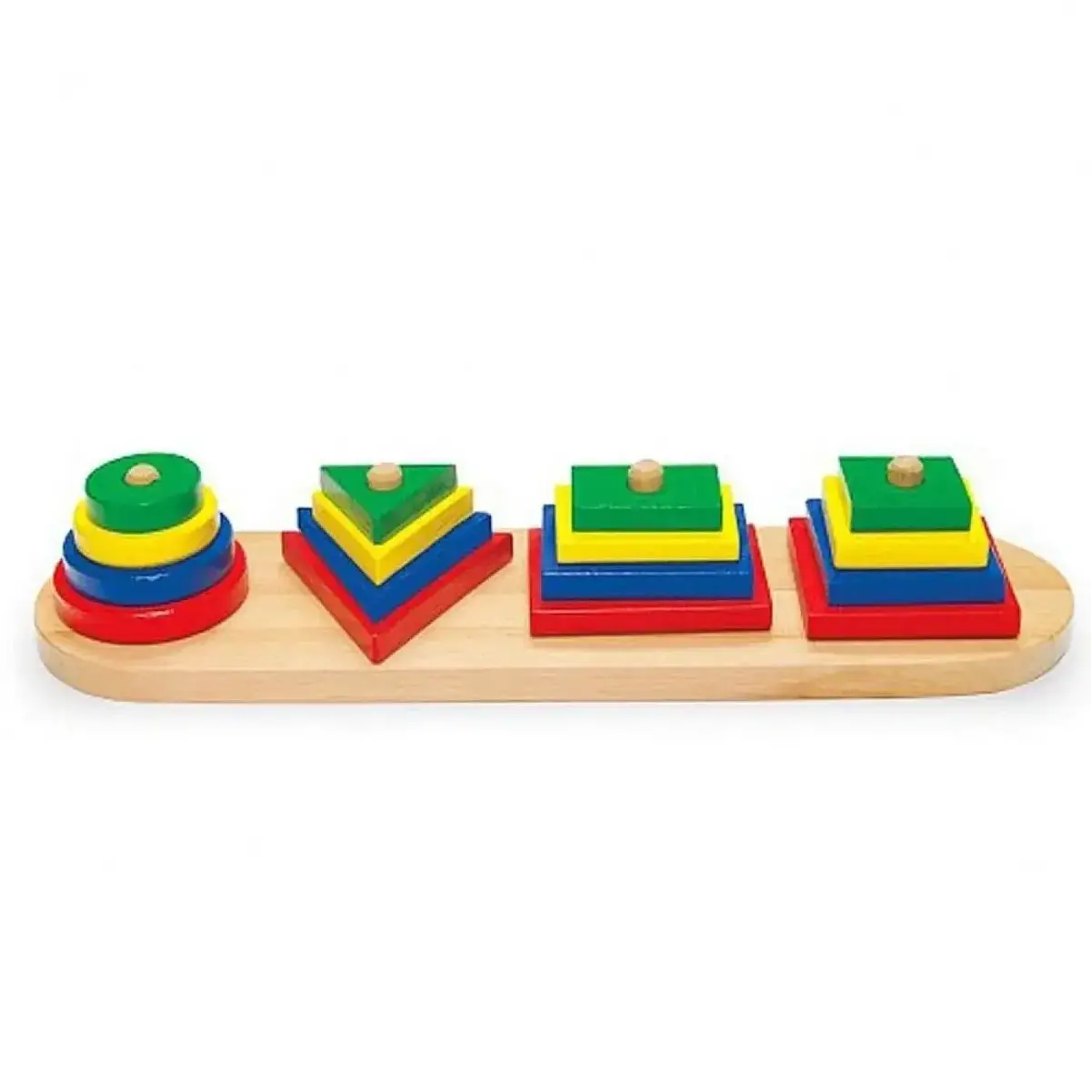 Woodoy Renkli Geometrik Şekiller