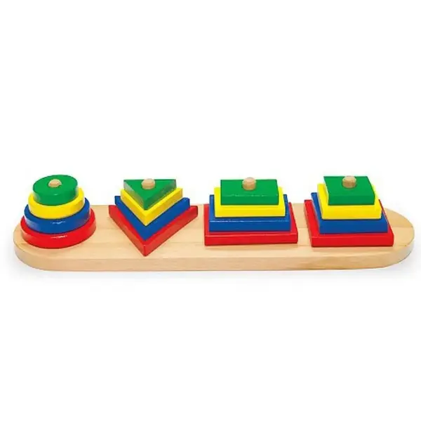 Woodoy Renkli Geometrik Şekiller