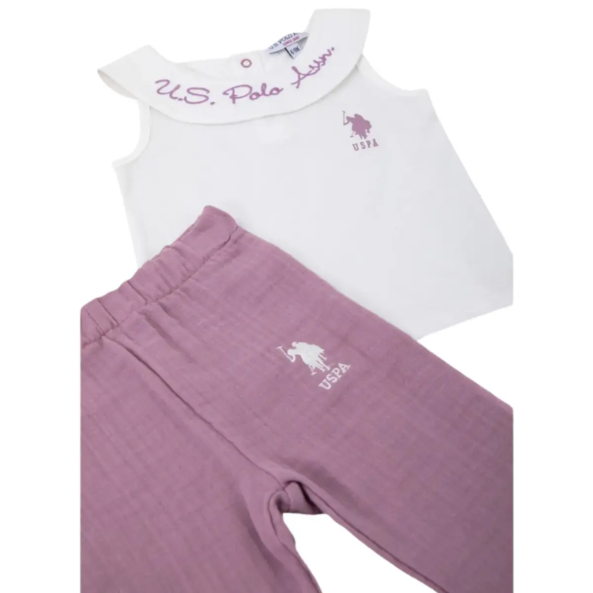 U.S. Polo 2li Takım T-Shirt Krem