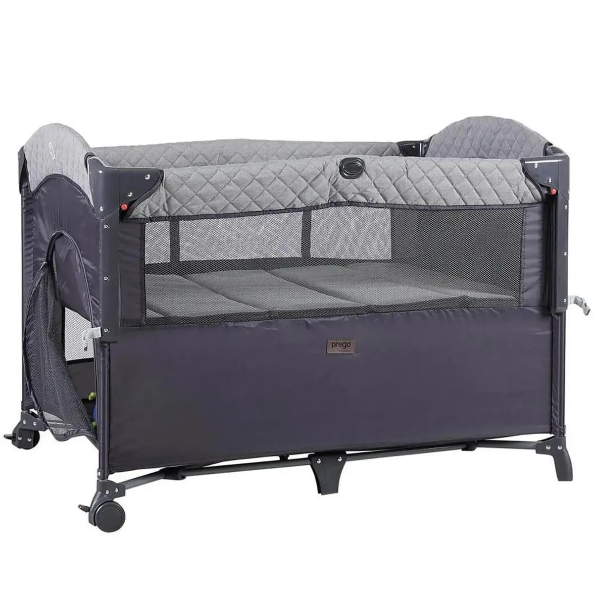 Prego 8041 Miami Basic Anne Yanı Oyun Parkıı 70x110 cm Gri