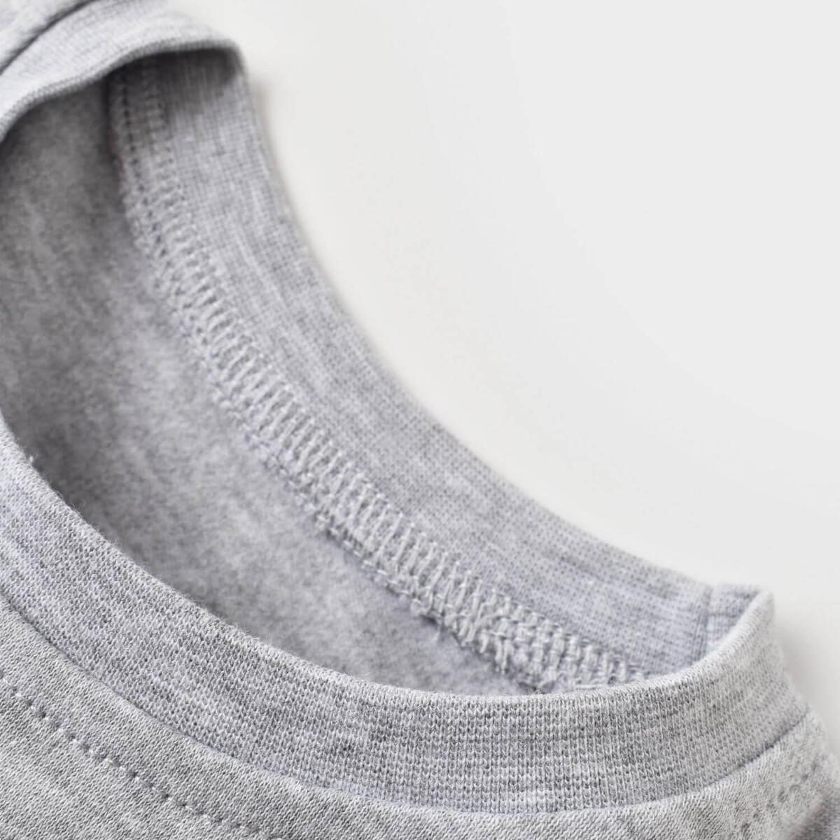 Bibaby Organik Sweatshirt Little Basic Gri Melanj