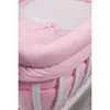 Tahterevalli Culle Sepet Beşik Beyaz - Pembe
