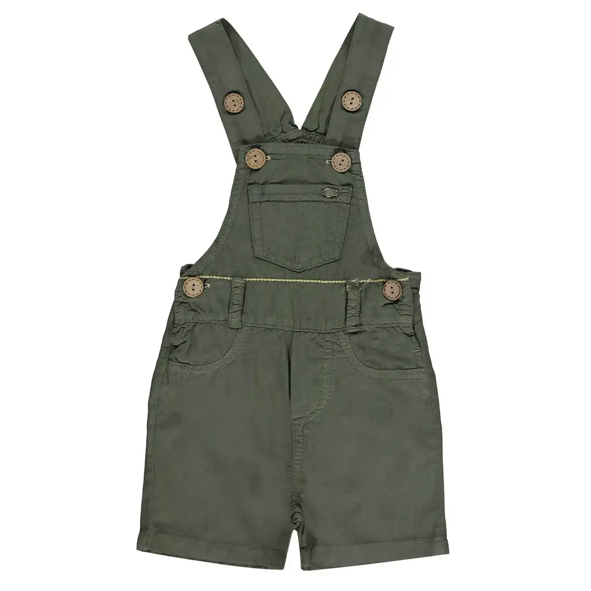 Overdo Salopet Takım Şort Tshirt Haki