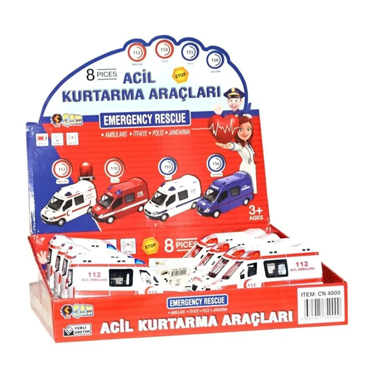 Acil Kurtarma Araçları Metal Sesli