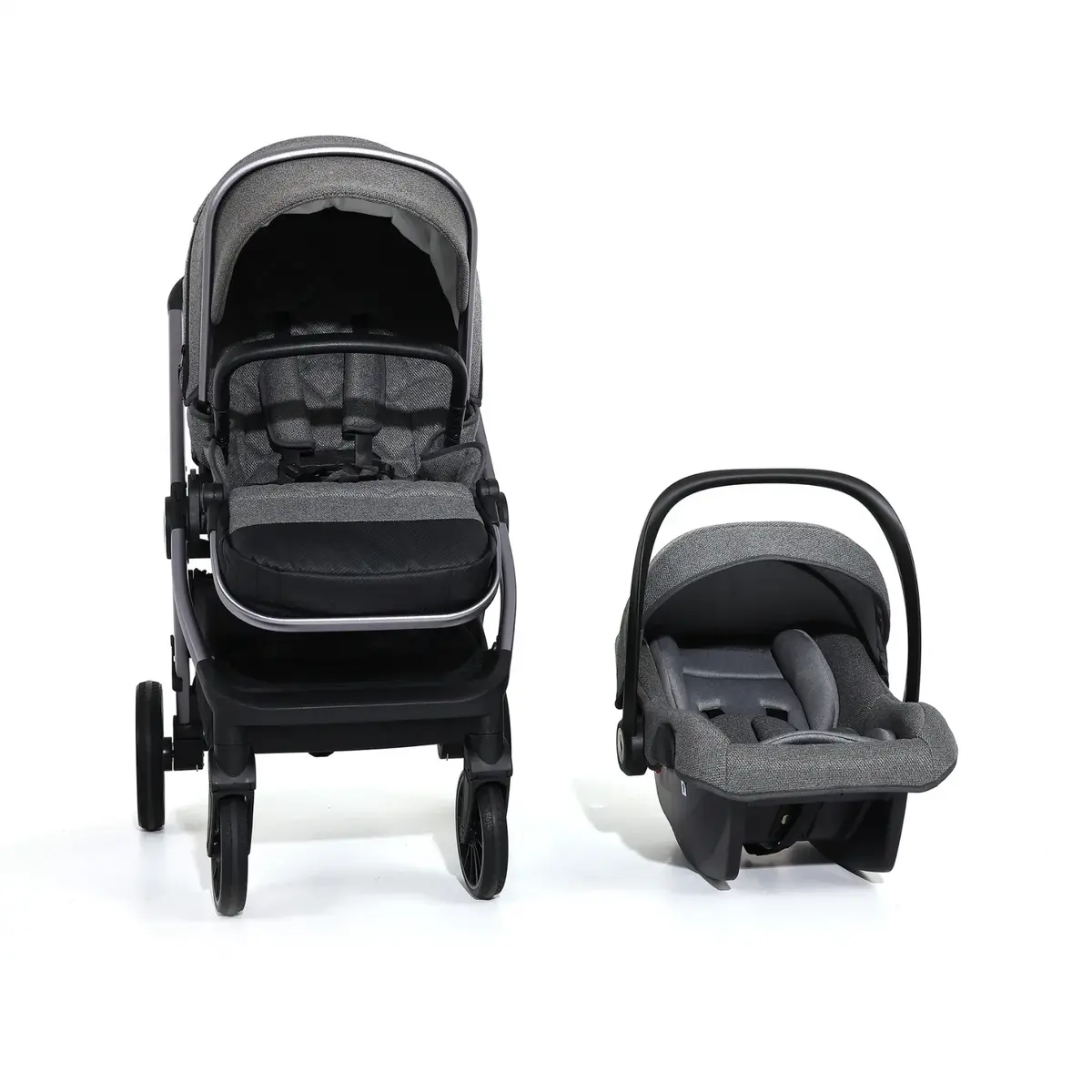 Duux Pro Max Travel Sistem Bebek Arabası Grey Duux Pro Max Travel Sistem Bebek Arabası Grey