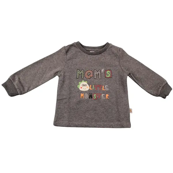 Mini Damla Sweatshirt Dinazor Füme