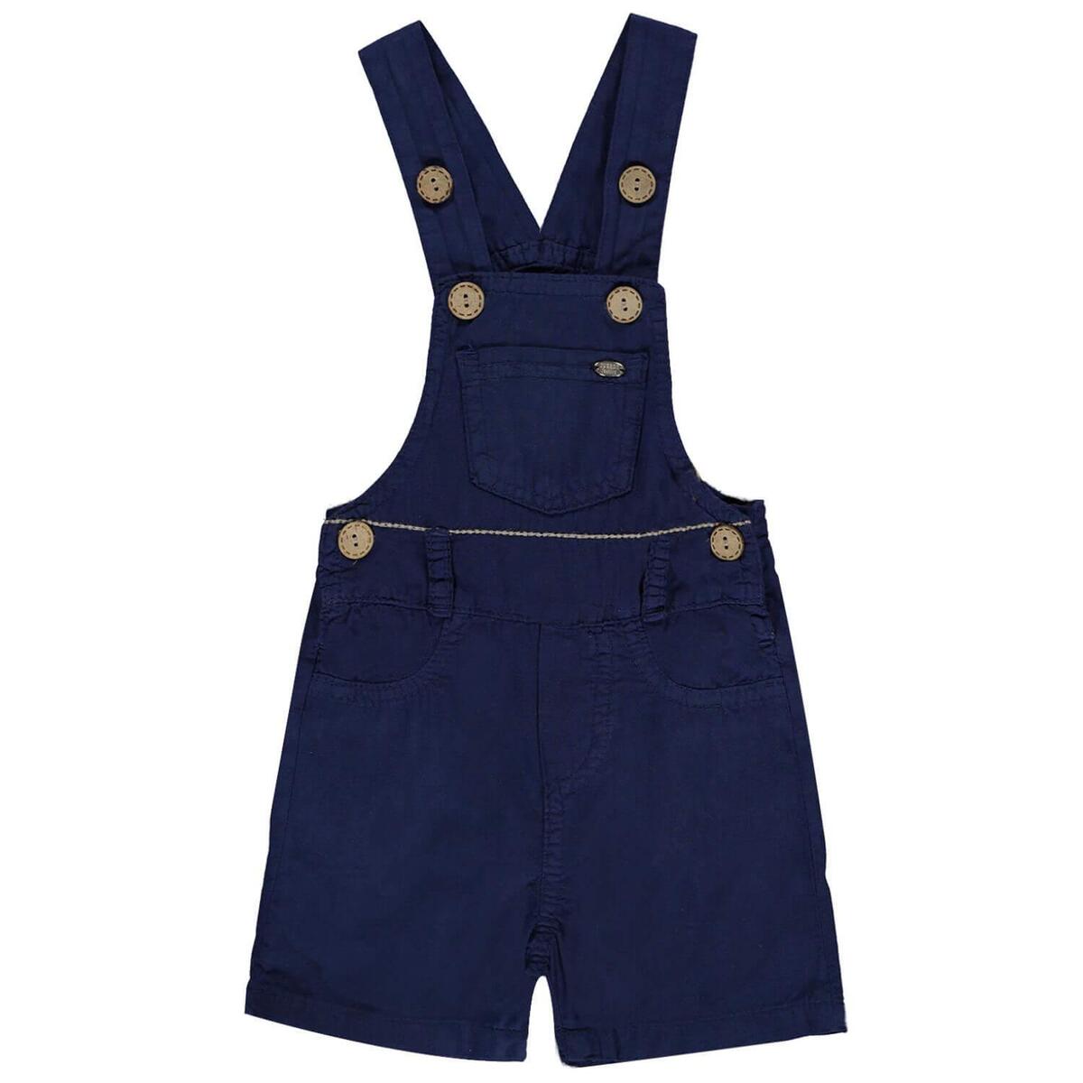 Overdo Salopet Takım Şort Tshirt Lacivert